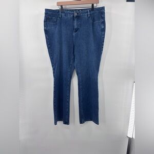 Belle by Kim Gravel Flexibelle 5 Pocket Boot Cut Jeans Size 20W